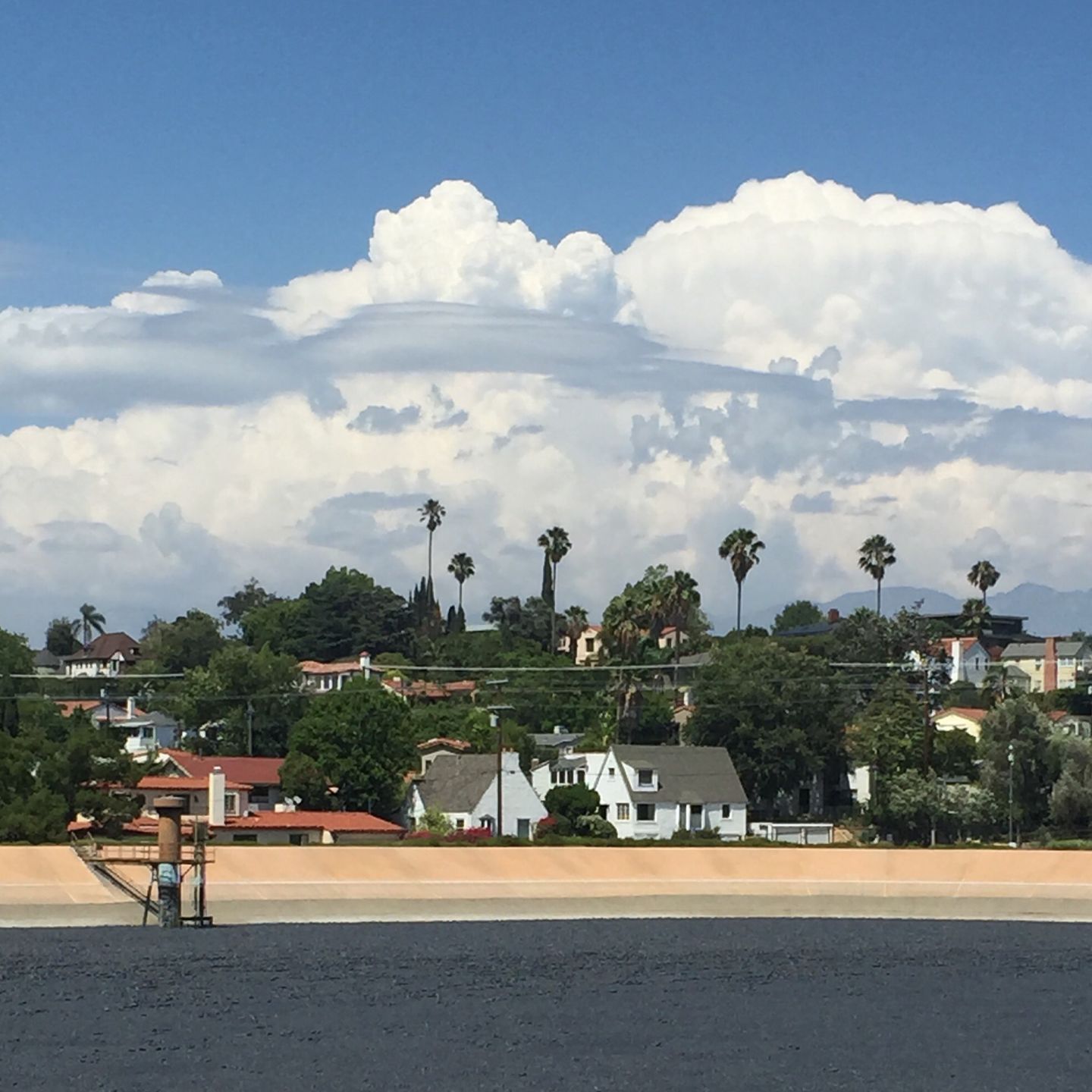 Cloud watching at the Ivanhoe Reservoir